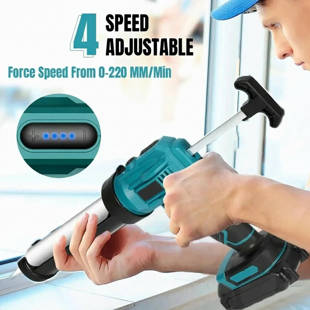 Electric Caulking Gun For Makita 21V Battery Cordless Silicone Gun