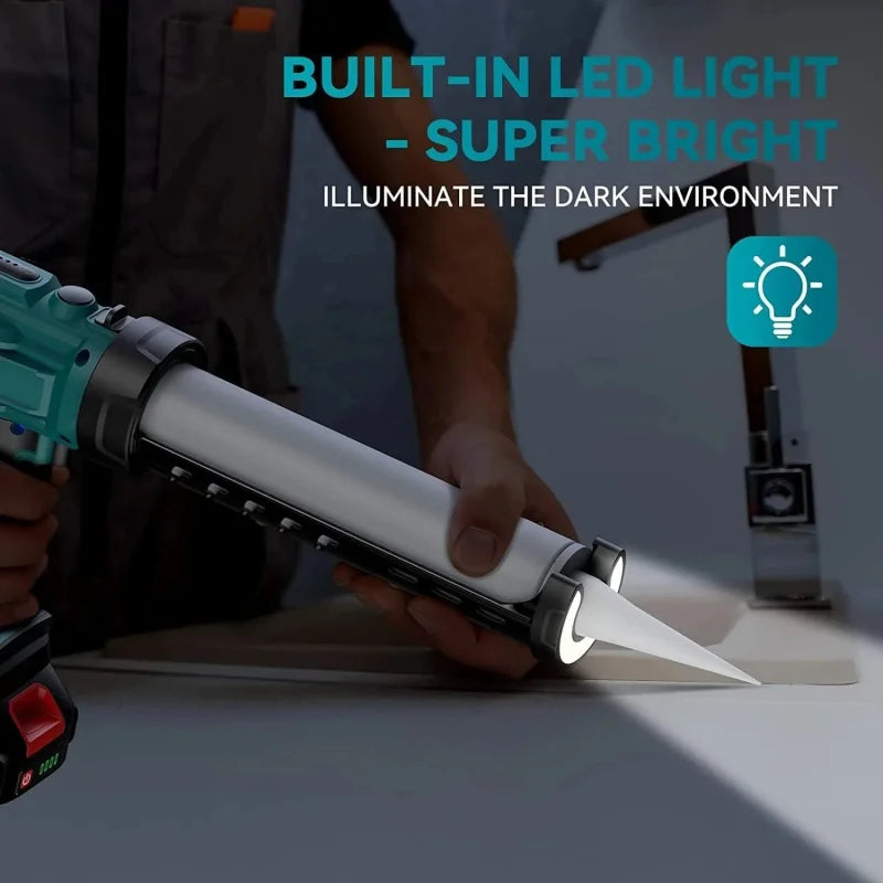 Electric Caulking Gun For Makita 21V Battery Cordless Silicone Gun