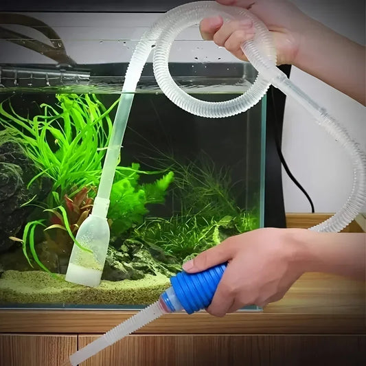 Kit Aquarium Cleaning Tool 1.4m Water Changer Gravel